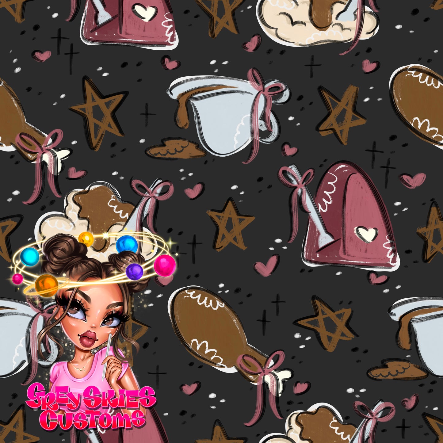 Thanksgiving Doodle- Grey 🪦