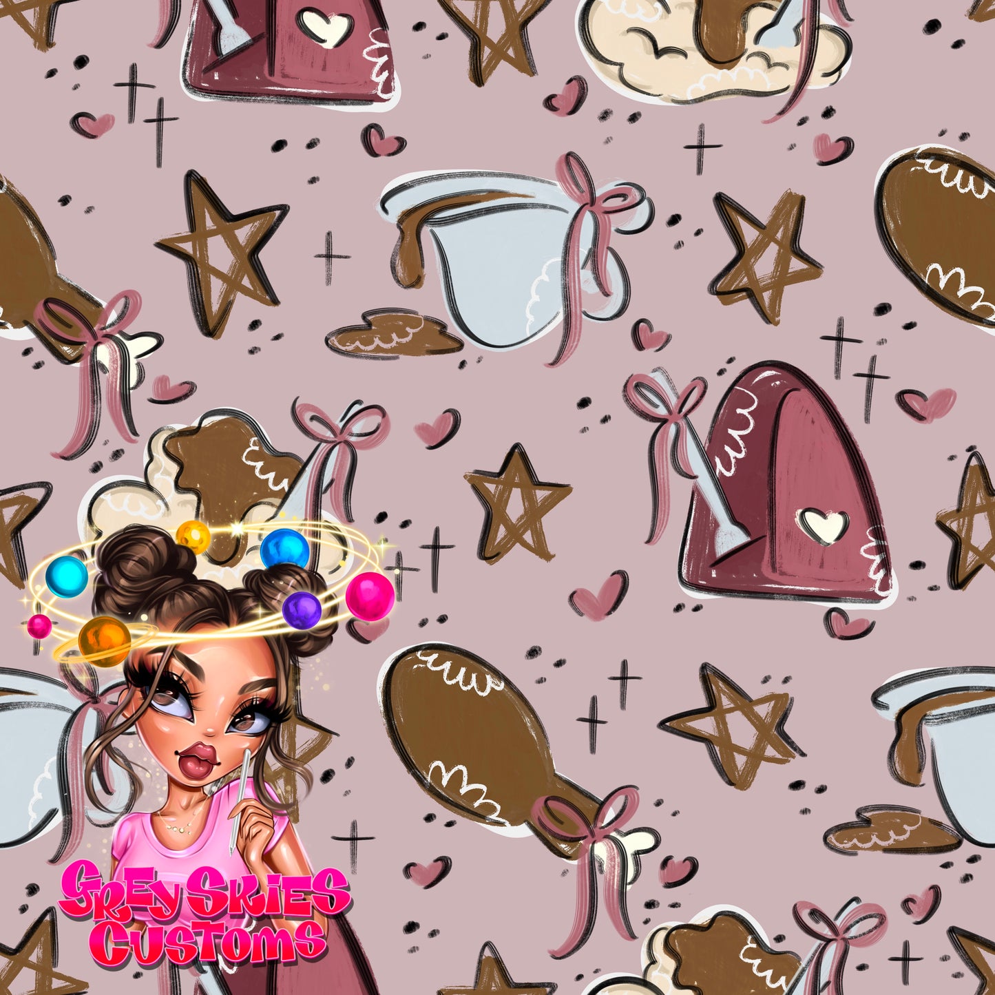 Thanksgiving Doodle- Blush 🪦