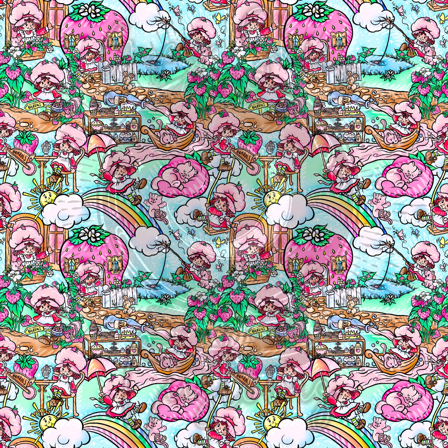 ✨LIMITED✨ Sketchy Strawberry Cake 🪦