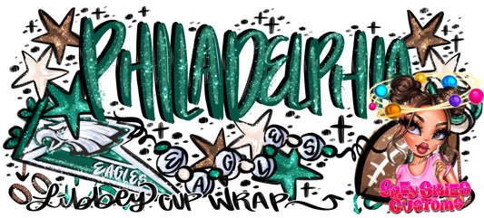 Philly doodle Libbey wrap