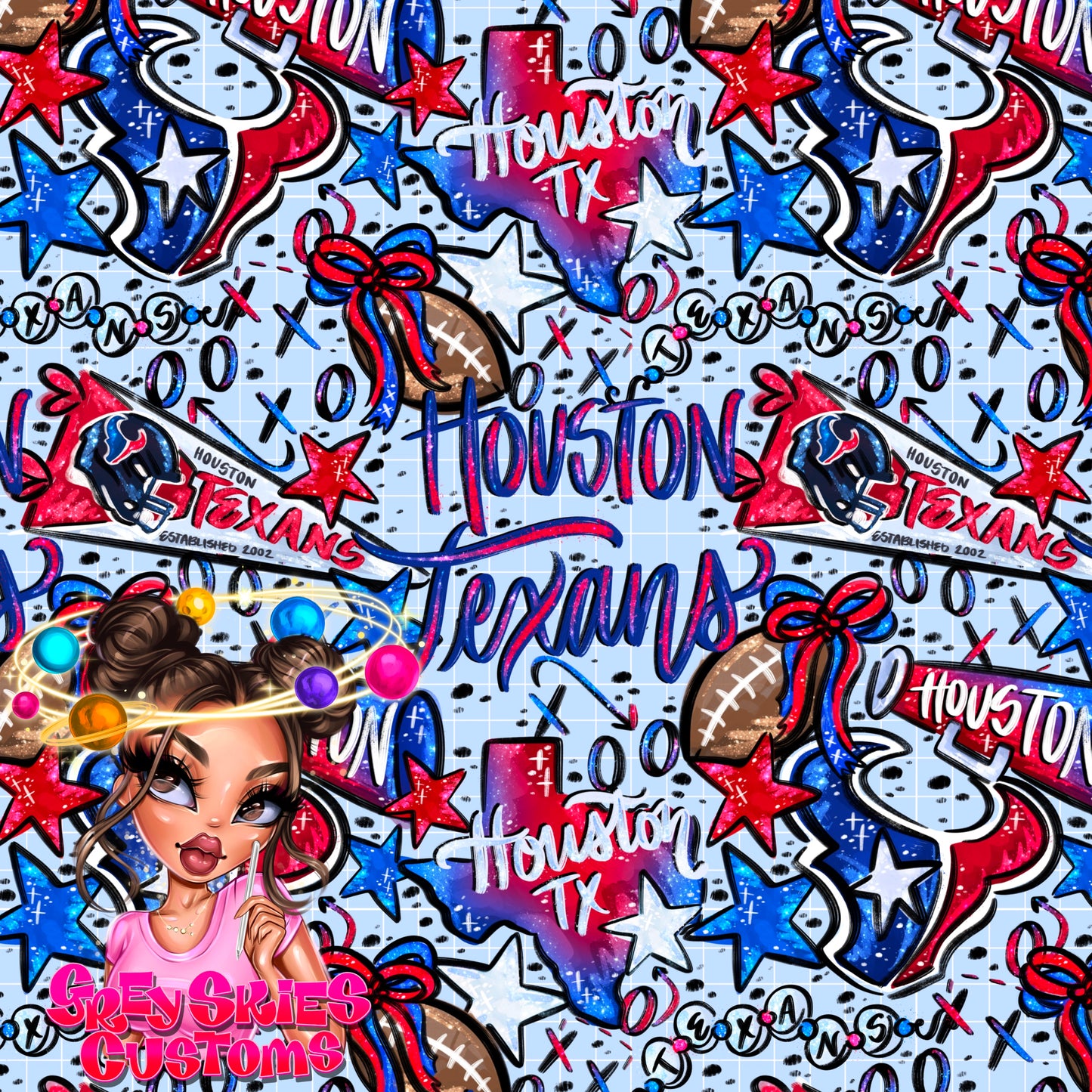 ✨LIMITED✨ Houston Tx Doodle