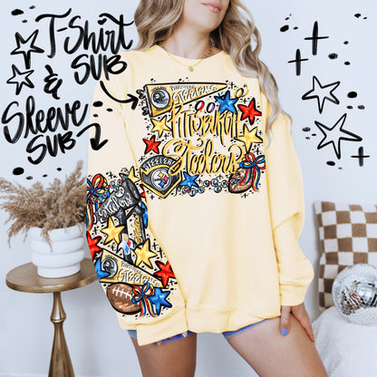 Steeler Sleeve and T-shirt PNGs