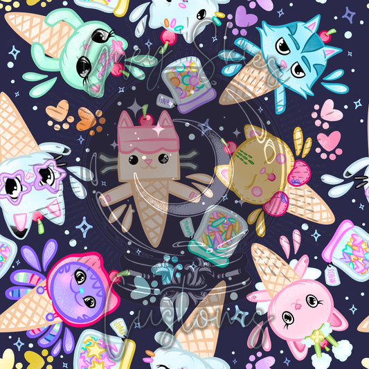 ✨LIMITED✨ Kitty Cones-Navy