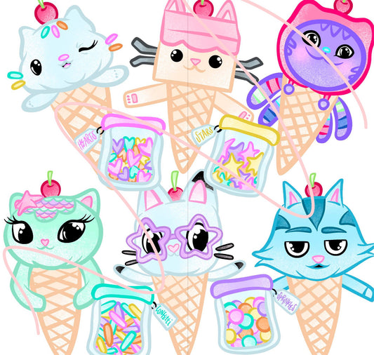 ✨LIMITED✨ Kitty Cones Artwork